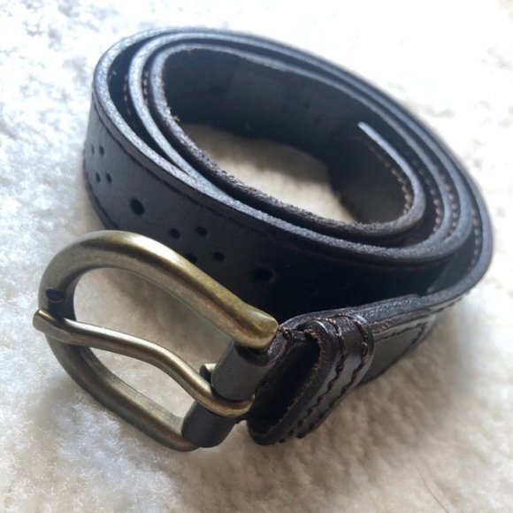 Abercrombie & Fitch Accessories - Abercrombie & Fitch Brown Western Leather Belt